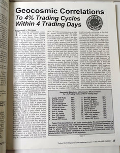 Traders World Magazine Issue #31 Fall 2001 Technical Analysis Gann Trading - TulipStuff