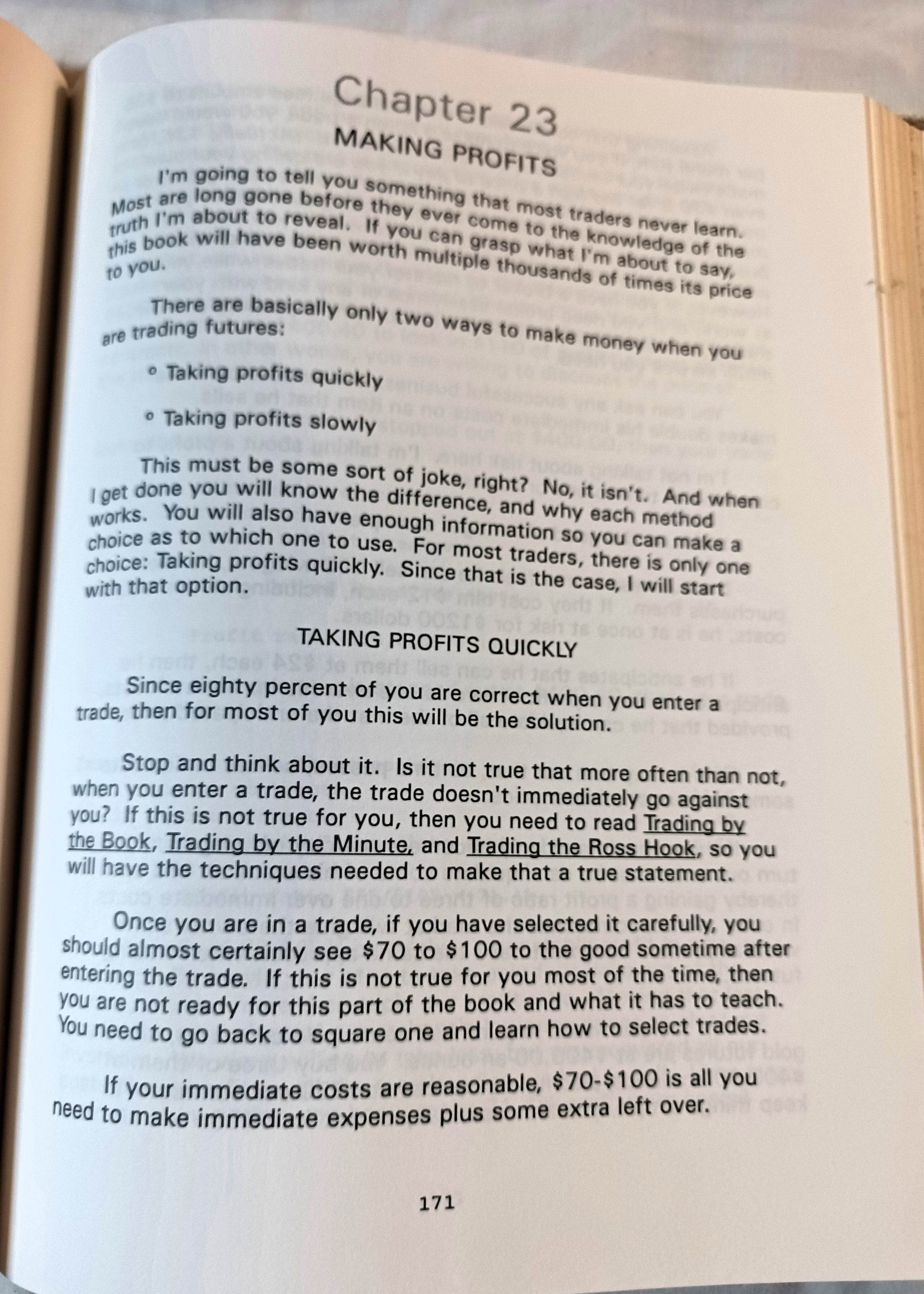 Trading Is A Business Joe Ross Ross Trading Hardcover 1993 - TulipStuff