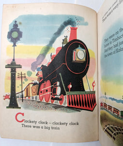 The Train To Timbuctoo Margaret Wise Brown Little Golden Book 1951 - TulipStuff