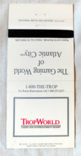 Load image into Gallery viewer, TropWorld Casino Entertainment Resort Atlantic City Matchbook Cover 1990&#39;s - TulipStuff
