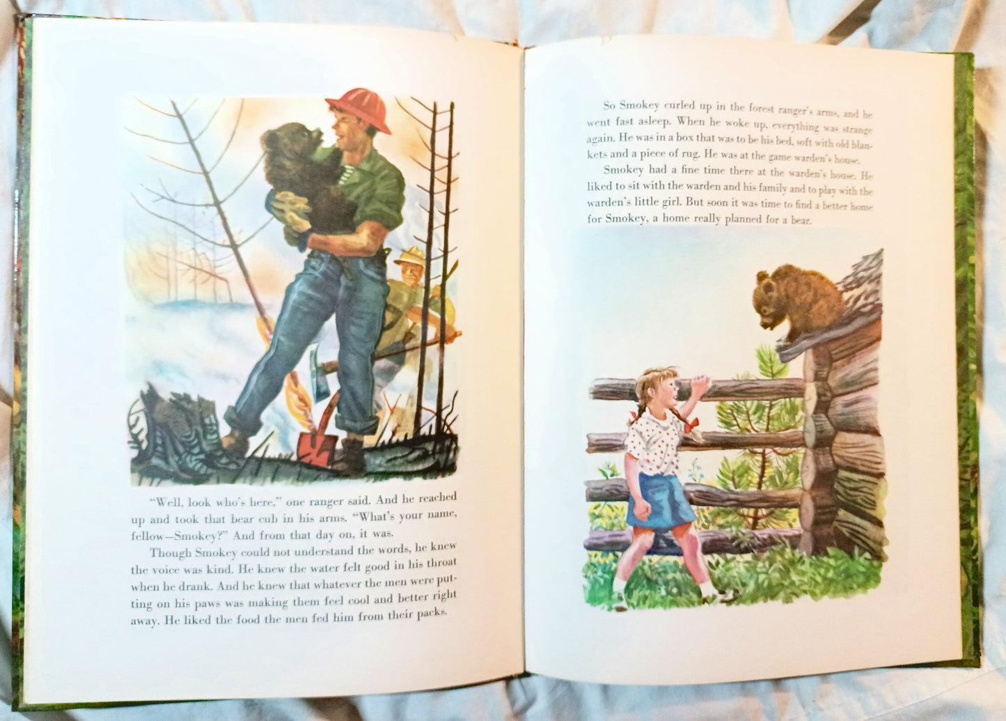 The True Story Of Smokey The Bear Big Golden Book 1966 - Tuliptuff