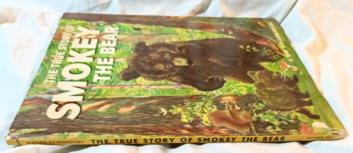 The True Story Of Smokey The Bear Big Golden Book 1966 - Tuliptuff