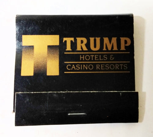 Trump Hotels And Casino Resorts Vintage Matchbook 1990's - TulipStuff
