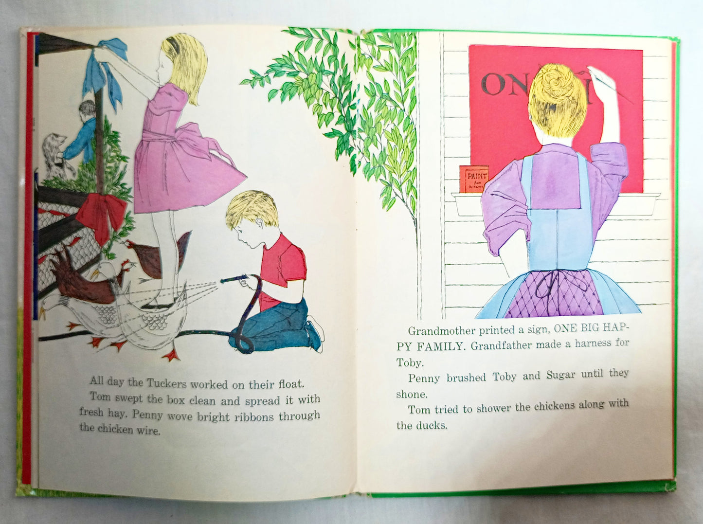 The Tuckers One Big Happy Family Jo Mendel Big Tell-A-Tale 1965 - TulipStuff