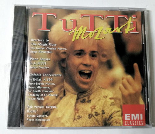 TuTTi Wolfgang Amadeus Mozart Classical Album CD EMI Classics 1994 - TulipStuff