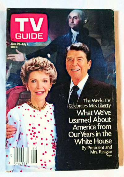 TV Guide Ronald Reagan Morris the Cat Klugman June 28 - July 4 1986 - TulipStuff