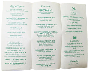 Two Boots Pizza Restaurant Original Location Takeout Menu Early 2000's - TulipStuff