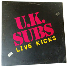 Load image into Gallery viewer, U.K. Subs Live Kicks 45RPM Album 12&quot; Vinyl Stiff Records UK 1980 - TulipStuff
