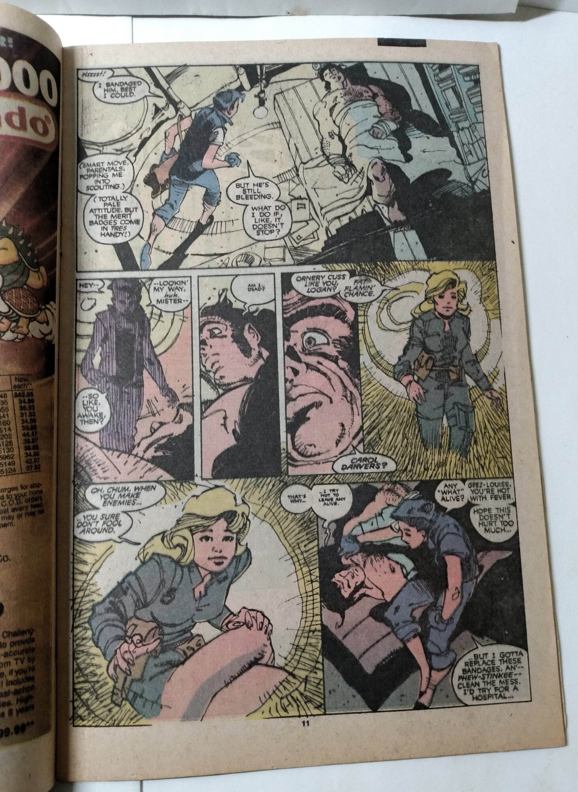 Uncanny X-Men Issue #252 Comic Book November 1989 Marvel Comics Reavers - TulipStuff