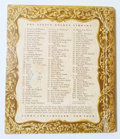 Walt Disney's Uncle Remus Joel Chandler Harris Little Golden Book 1947 - TulipStuff