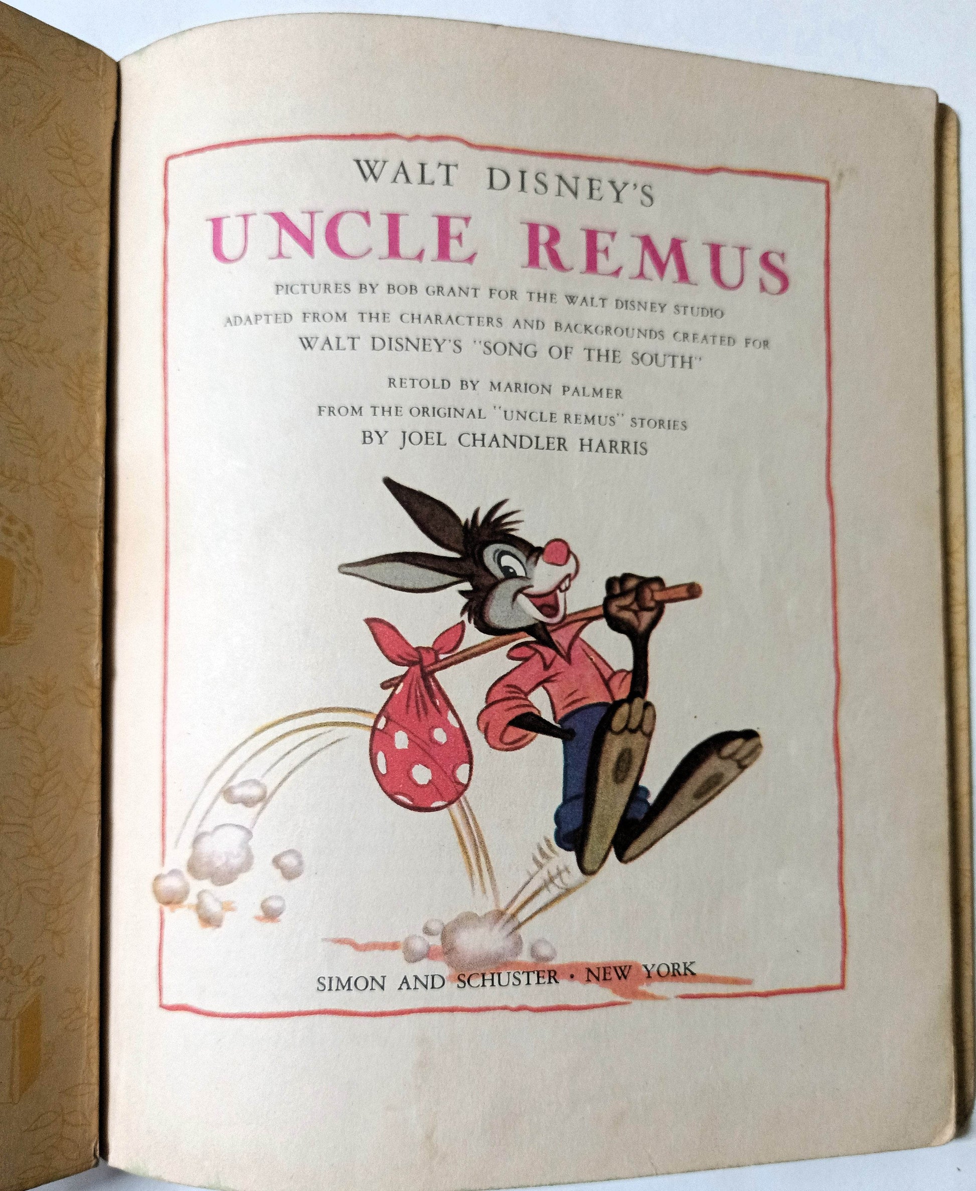 Walt Disney's Uncle Remus Joel Chandler Harris Little Golden Book 1947 - TulipStuff