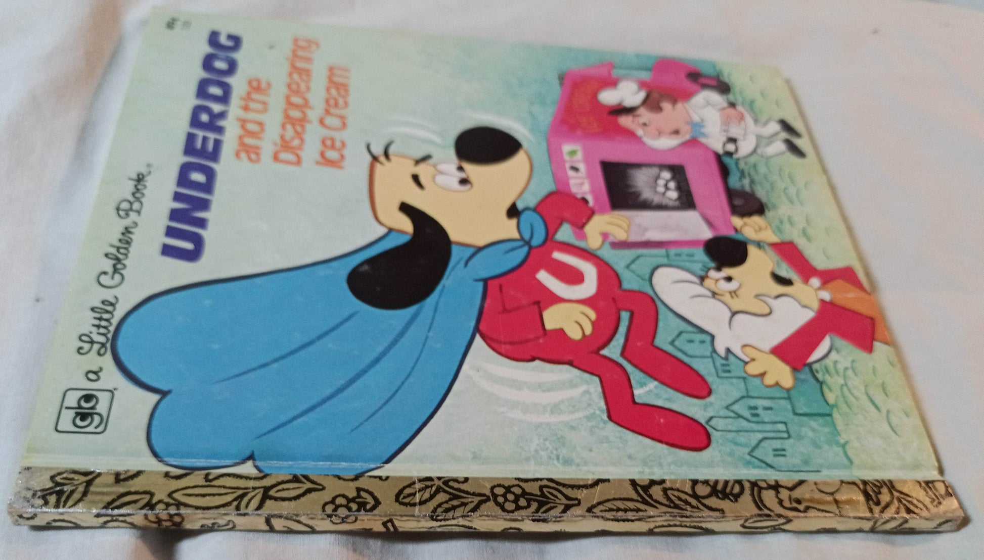 Underdog And The Disappearing Ice Cream Little Golden Book 1975 - TulipStuff