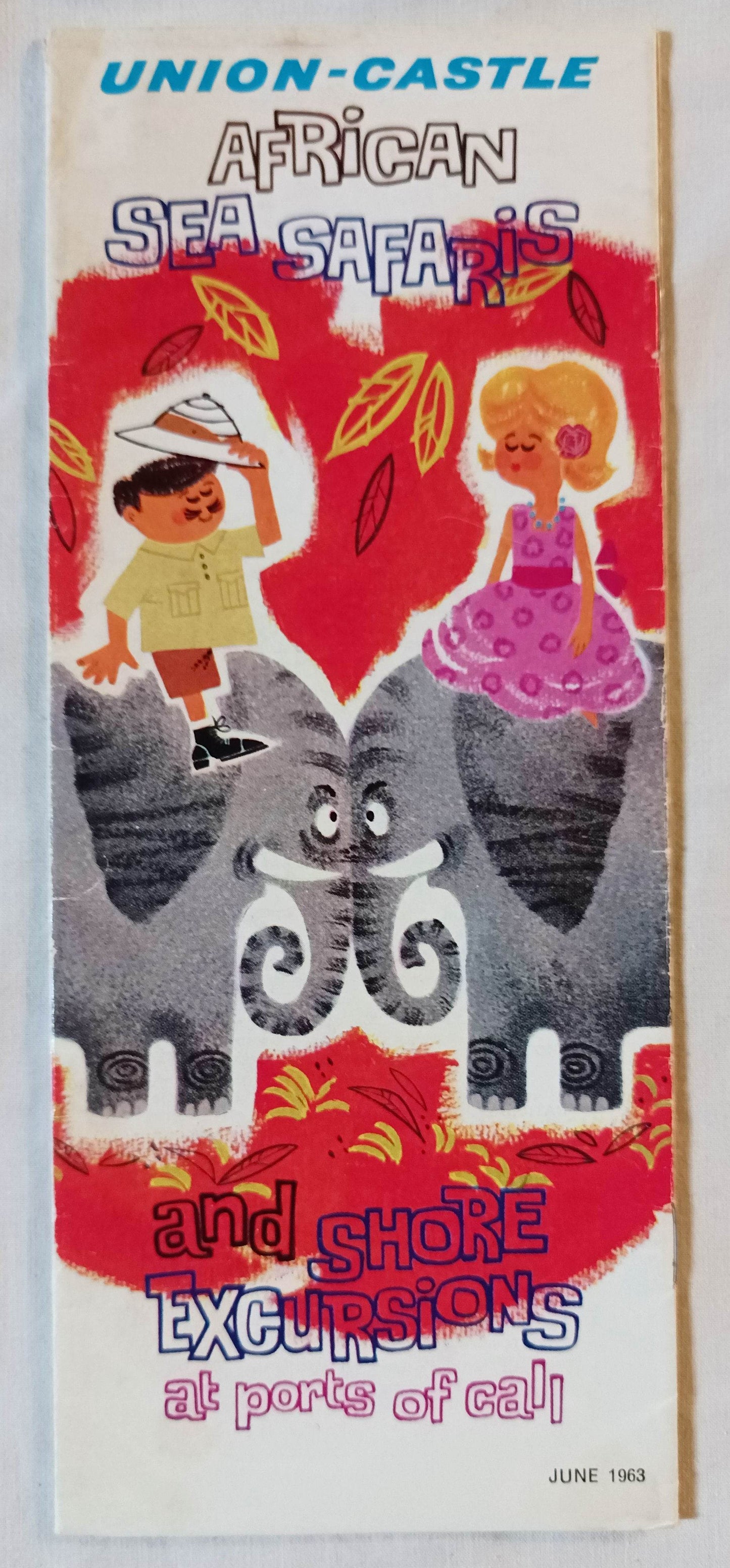 Union-Castle Line 1963 African Sea Safaris Shore Excursions Brochure - TulipStuff