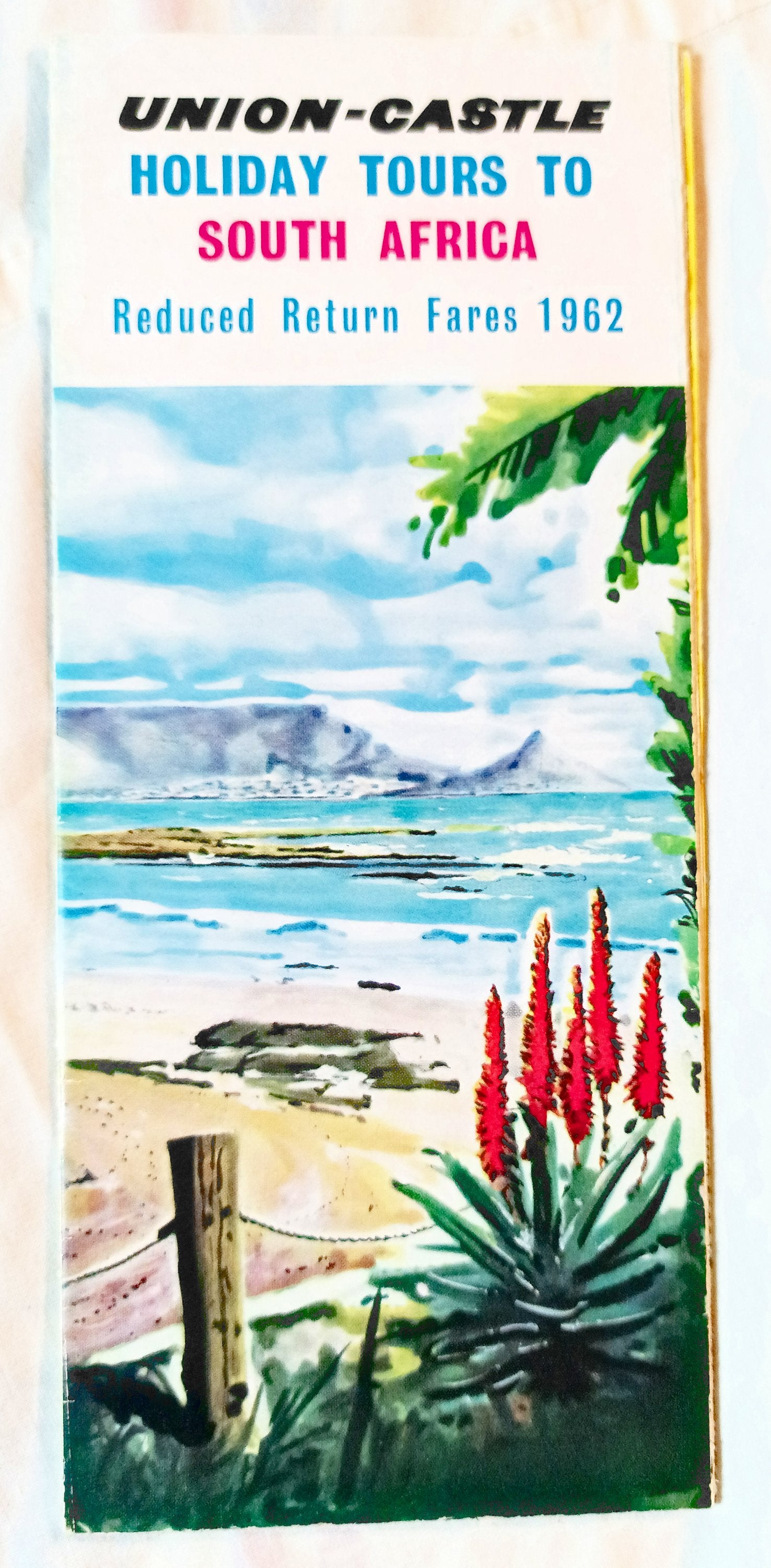 Union-Castle Line 1962 South Africa Holiday Tours Cruise Brochure - TulipStuff