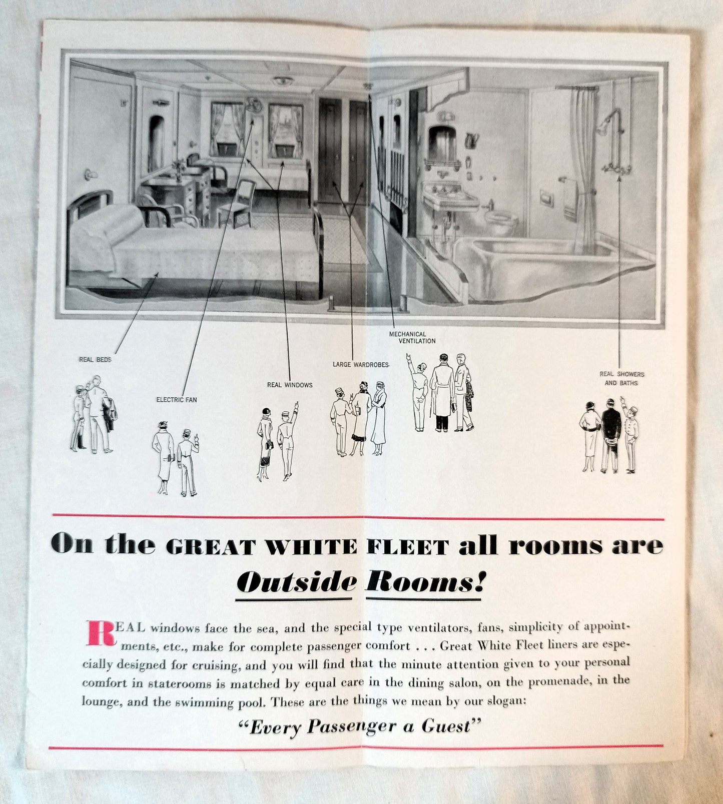 United Fruit Company Steamship Service Great White Fleet Brochure 1934 - TulipStuff