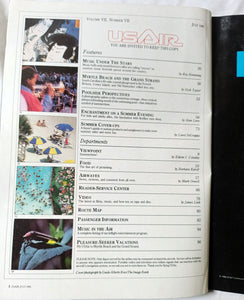 US Air Inflight Magazine Salute To Summer July 1985 - TulipStuff