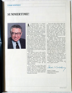 US Air Inflight Magazine Salute To Summer July 1985 - TulipStuff