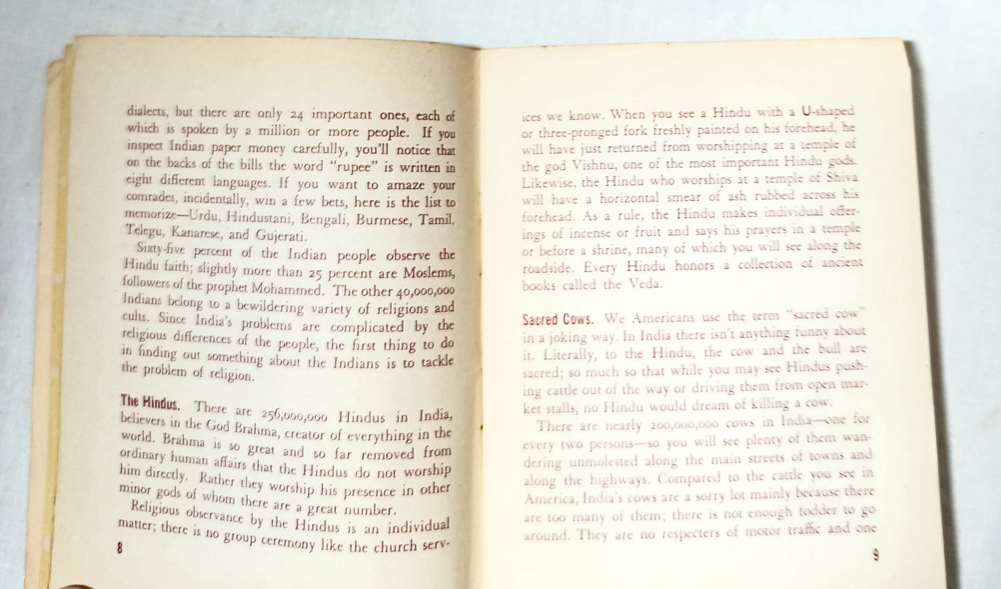 United States Army A Pocket Guide To India World War II WW2 1942 - TulipStuff