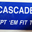 US Navy USS Cascade AD-16 Destroyer Tender Bumper Sticker 1960's - TulipStuff