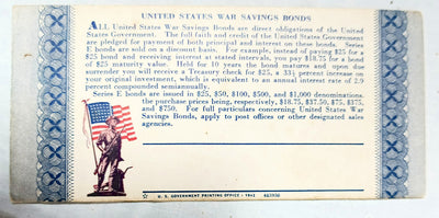 United States War Savings Bonds 10 Cent Stamp Album WWII 1942 - TulipStuff