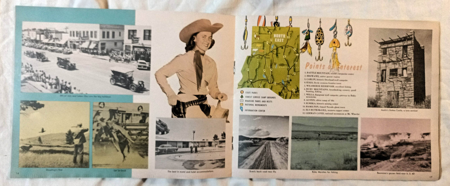Vacation Guide To Nevada Visitors Photo Booklet 1959 - TulipStuff