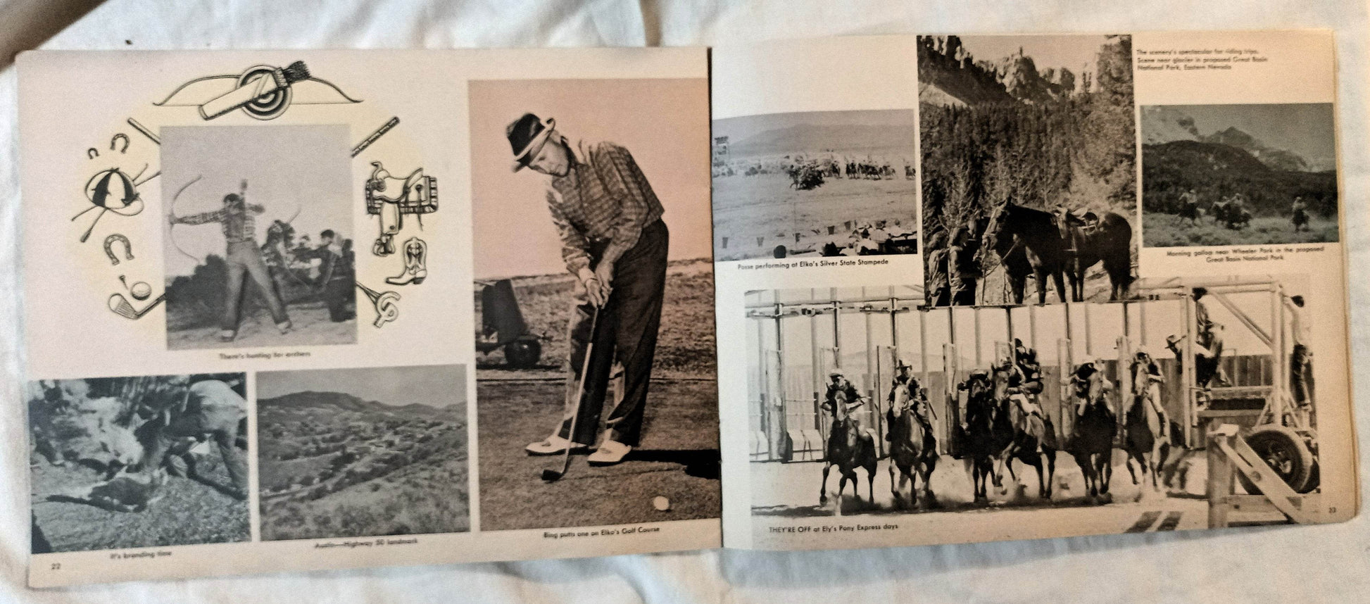 Vacation Guide To Nevada Visitors Photo Booklet 1959 - TulipStuff