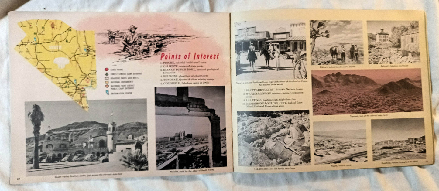Vacation Guide To Nevada Visitors Photo Booklet 1959 - TulipStuff