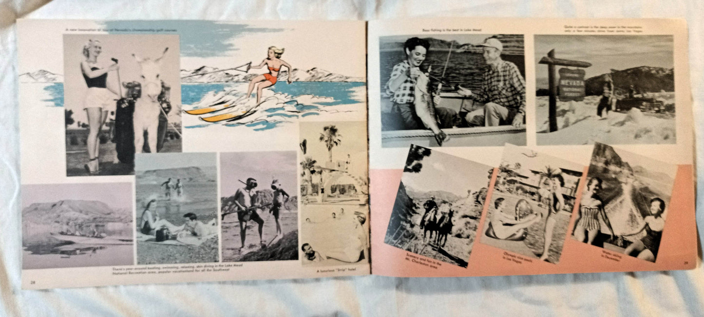 Vacation Guide To Nevada Visitors Photo Booklet 1959 - TulipStuff