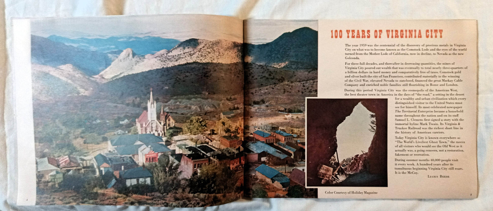 Vacation Guide To Nevada Visitors Photo Booklet 1959 - TulipStuff