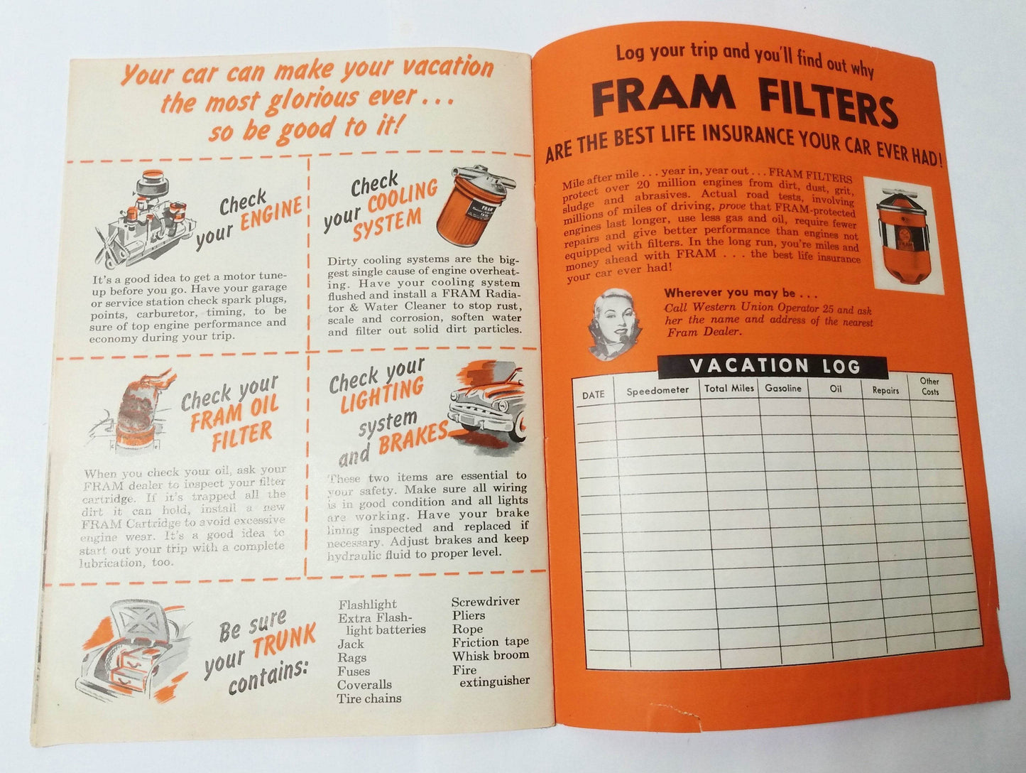 Vacationland America Great Smoky Nat'l Park John Cameron Swayze 1953 - TulipStuff