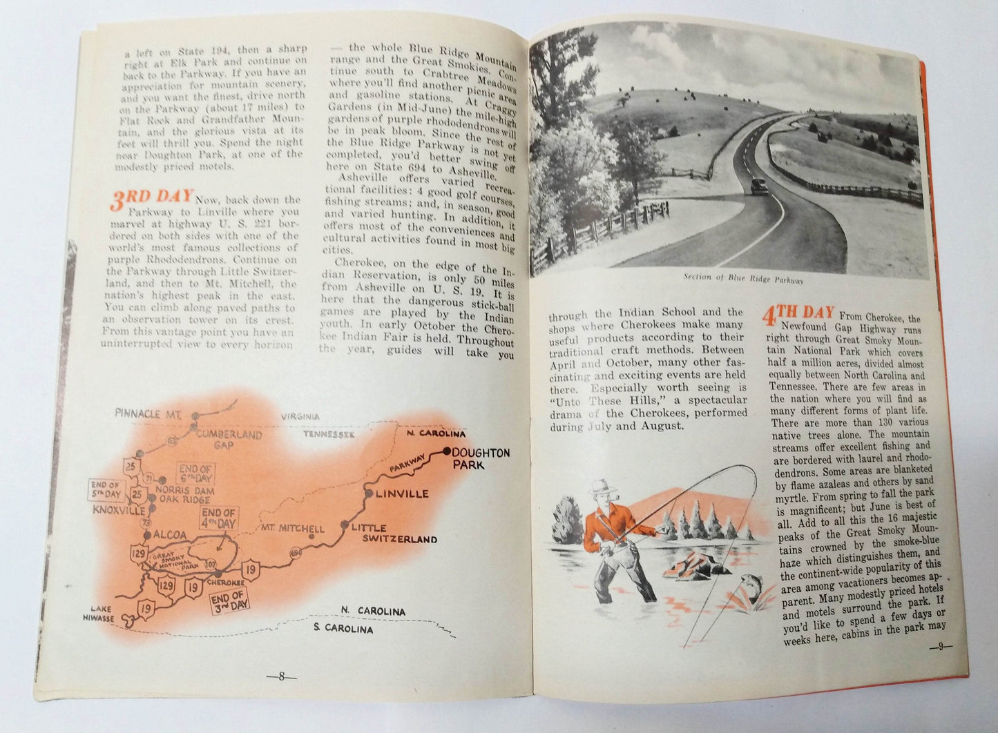 Vacationland America Great Smoky Nat'l Park John Cameron Swayze 1953 - TulipStuff