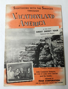 Vacationland America Great Smoky Nat'l Park John Cameron Swayze 1953 - TulipStuff