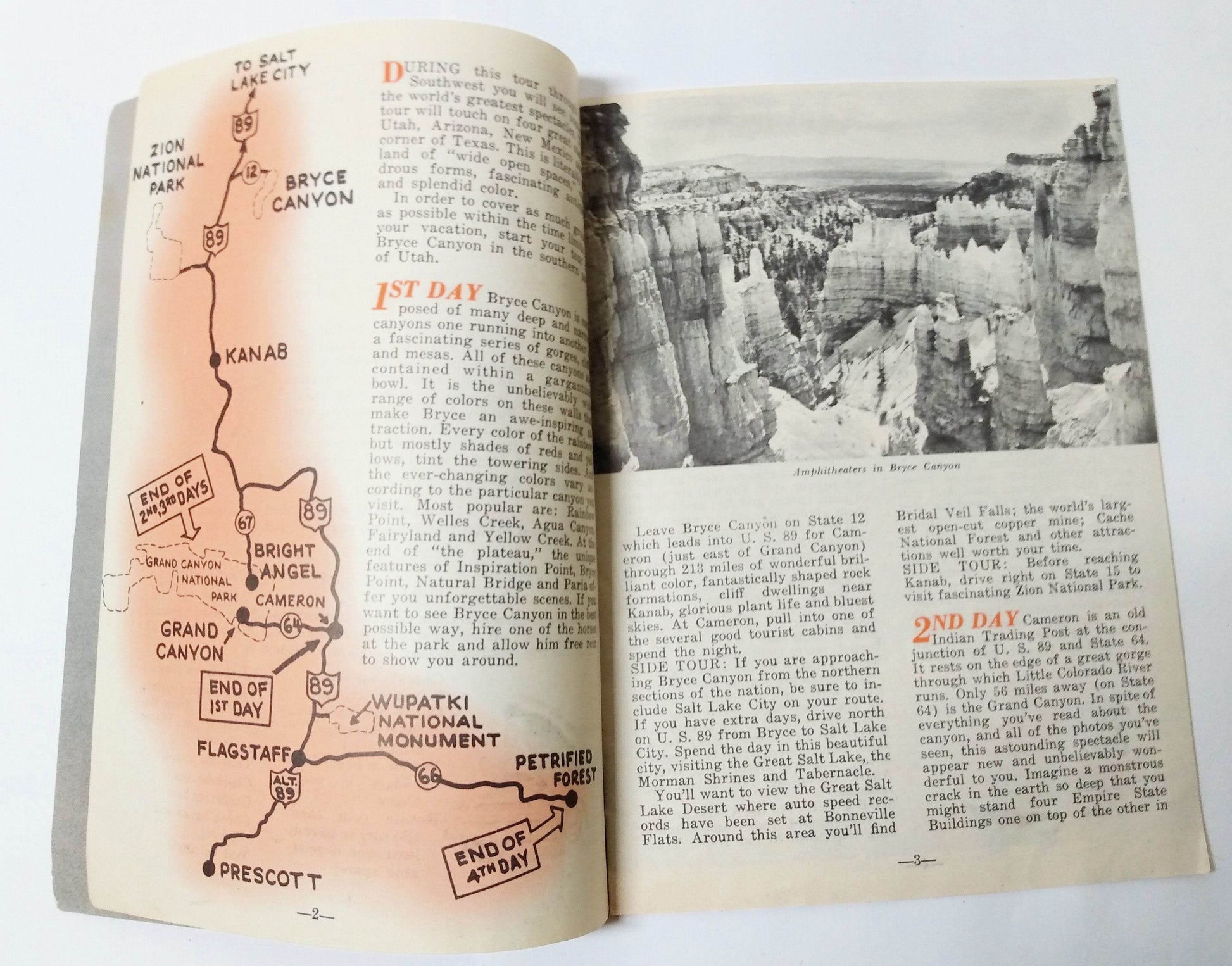 Vacationland America Southwest Tour John Cameron Swayze Fram 1953 - TulipStuff