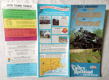 Load image into Gallery viewer, Valley Railroad Steam Train Riverboat Essex Connecticut Brochure 1976 - TulipStuff
