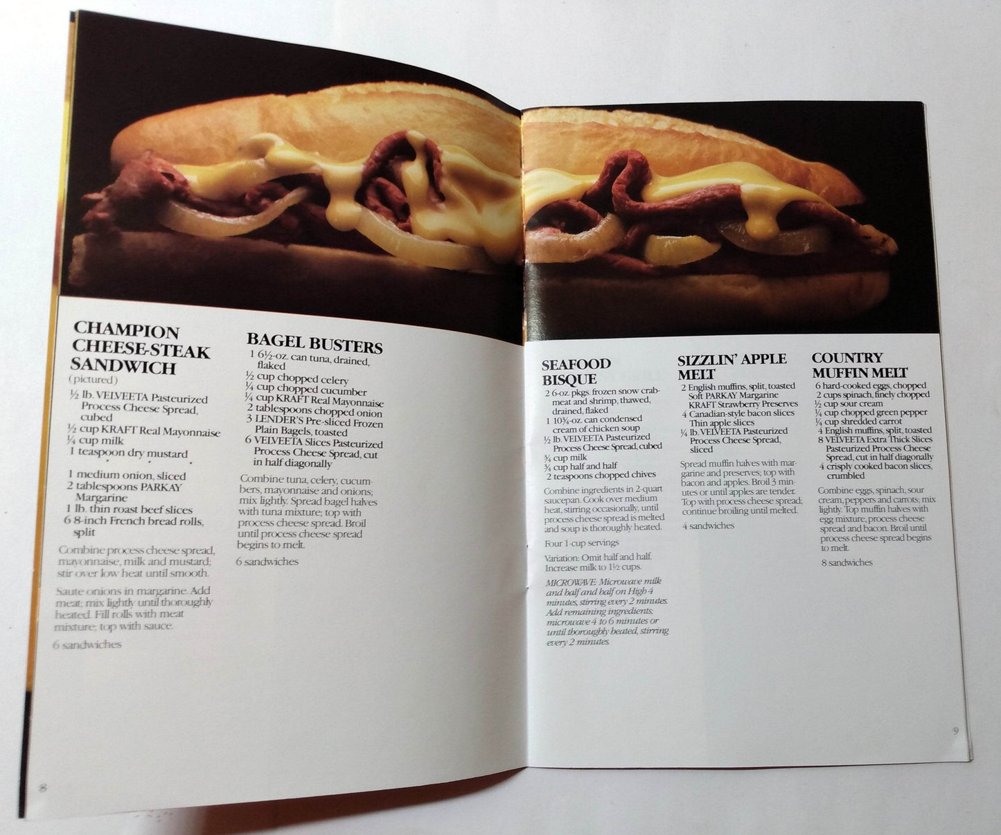 Fresh Ideas From Velveeta All Easy And Extra Cheesy Recipe Booklet 1986 - TulipStuff