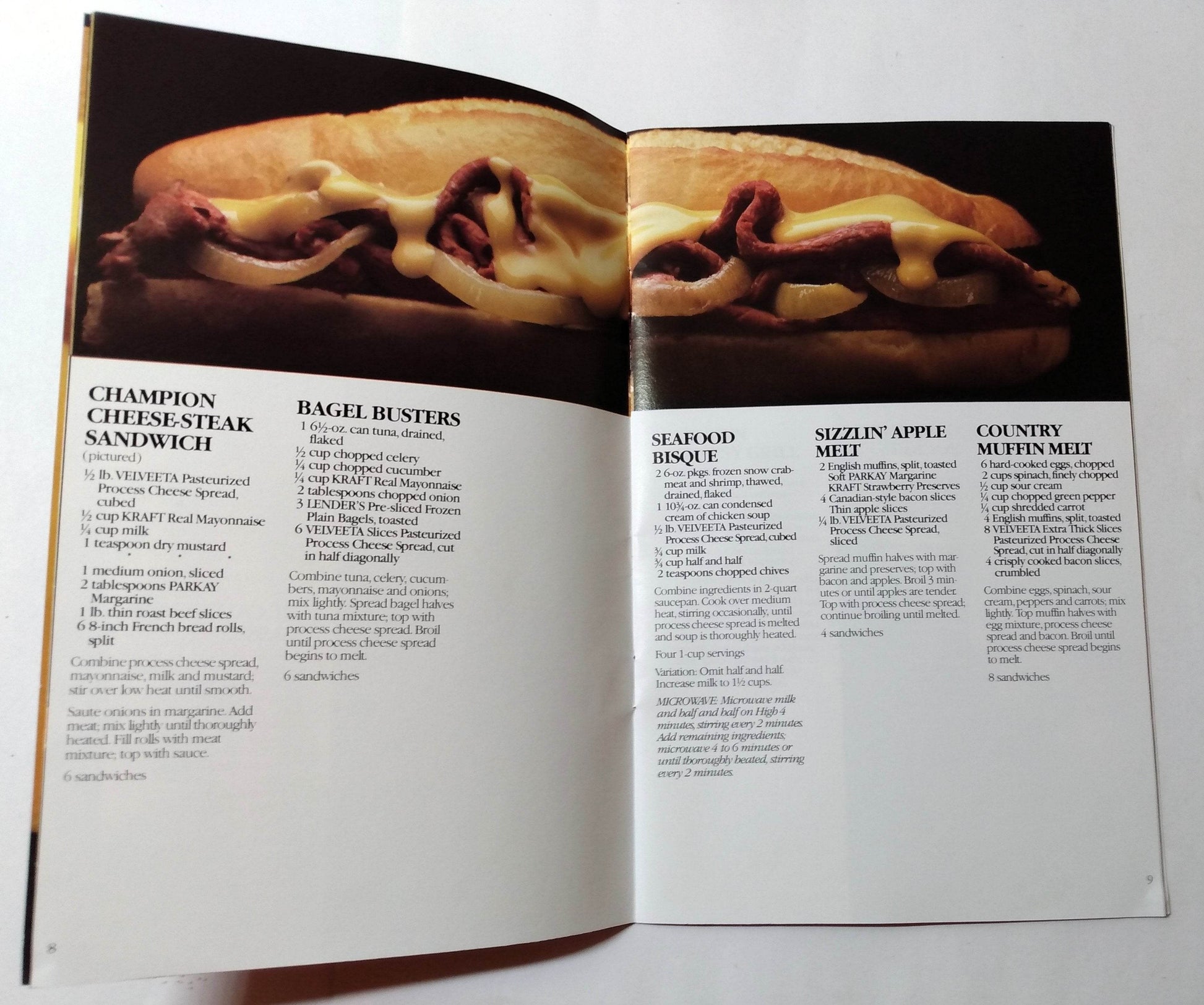 Fresh Ideas From Velveeta All Easy And Extra Cheesy Recipe Booklet 1986 - TulipStuff