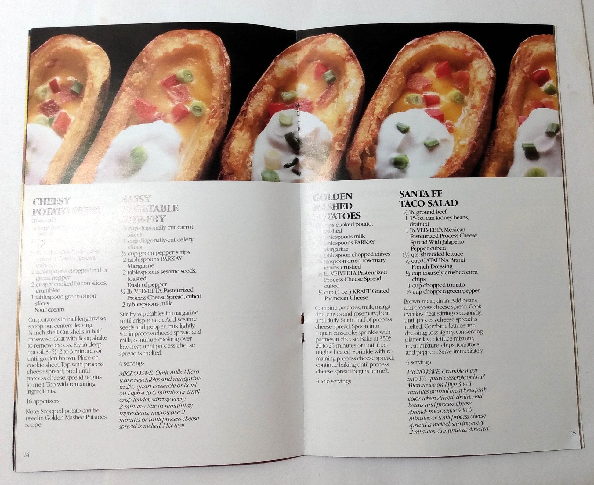 Fresh Ideas From Velveeta All Easy And Extra Cheesy Recipe Booklet 1986 - TulipStuff