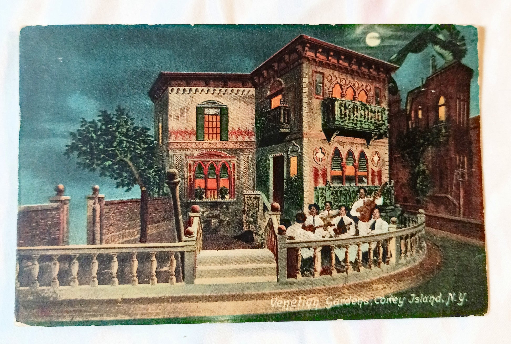 Venetian Gardens Dreamland Coney Island Brooklyn NY 1907 - Tuliptuff