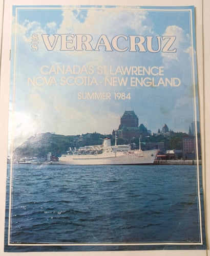 Bahama Cruise Line Veracruz Summer 1984 St Lawrence Canada Brochure - TulipStuff