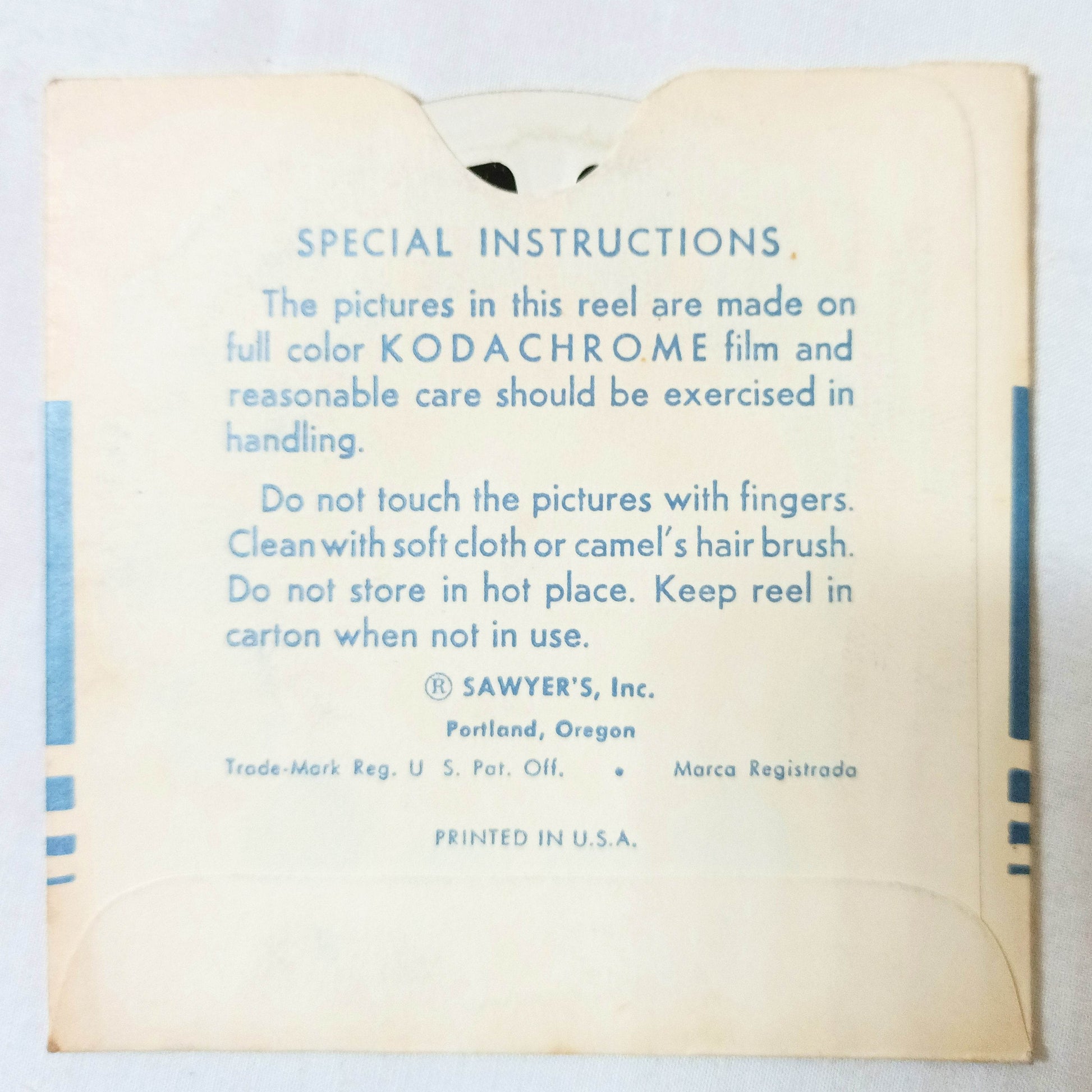 View-Master Butchart Gardens and Victoria BC 313-B Sawyer's 1960's - TulipStuff
