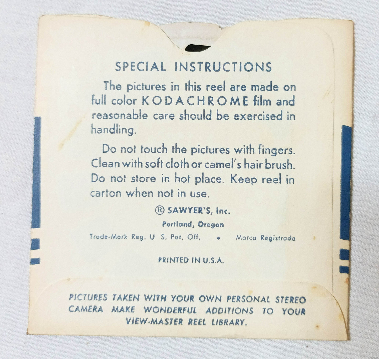 View-Master Reel 322 Calgary Stampede Alberta Canada Sawyer's 1954 - TulipStuff