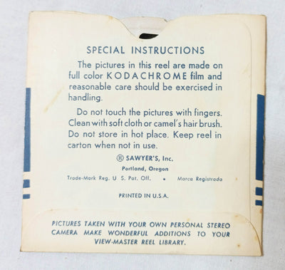 View-Master Reel 322 Calgary Stampede Alberta Canada Sawyer's 1954 - TulipStuff