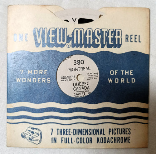 View-Master Reel Montreal Quebec Canada 380 Sawyer's 1946 - TulipStuff