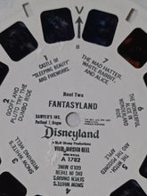 Load image into Gallery viewer, View-Master Disneyland Fantasyland 3-Reel Packet A178 Sawyer&#39;s 1966 - TulipStuff
