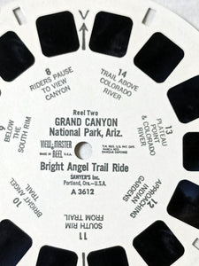 View-Master Grand Canyon 3-Reel Set A361 Sawyer's 1960's Lowell Thomas - TulipStuff