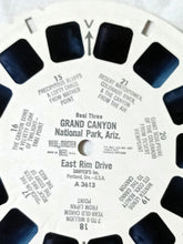 Load image into Gallery viewer, View-Master Grand Canyon 3-Reel Set A361 Sawyer&#39;s 1960&#39;s Lowell Thomas - TulipStuff
