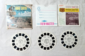 View-Master Grand Canyon 3-Reel Set A361 Sawyer's 1960's Lowell Thomas - TulipStuff