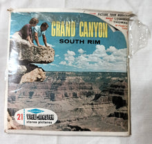 Load image into Gallery viewer, View-Master Grand Canyon 3-Reel Set A361 Sawyer&#39;s 1960&#39;s Lowell Thomas - TulipStuff
