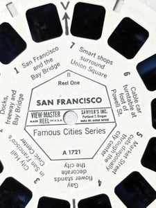 View-Master San Francisco 3-Reel Set A172 Sawyer's 1965 Lowell Thomas - TulipStuff