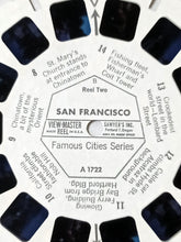 Load image into Gallery viewer, View-Master San Francisco 3-Reel Set A172 Sawyer&#39;s 1965 Lowell Thomas - TulipStuff
